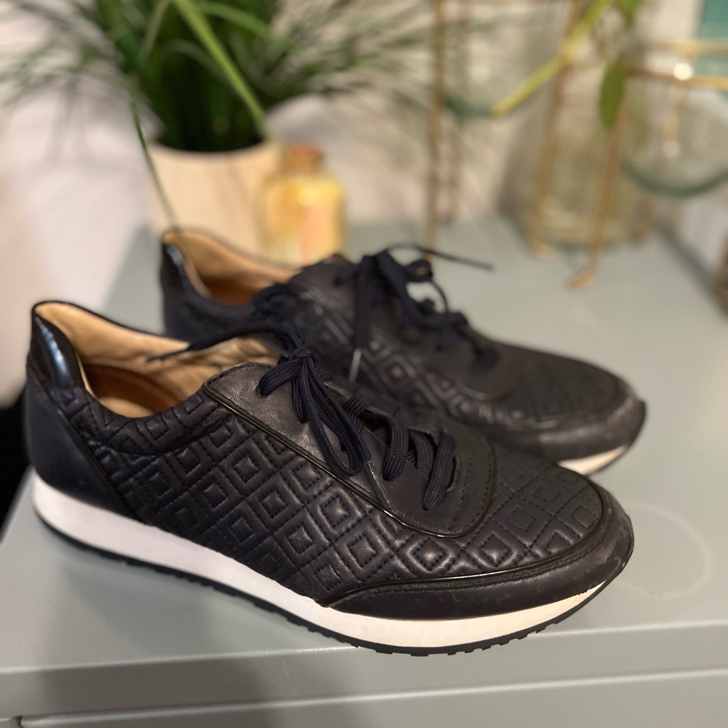 Tory Burch Navy Sneakers